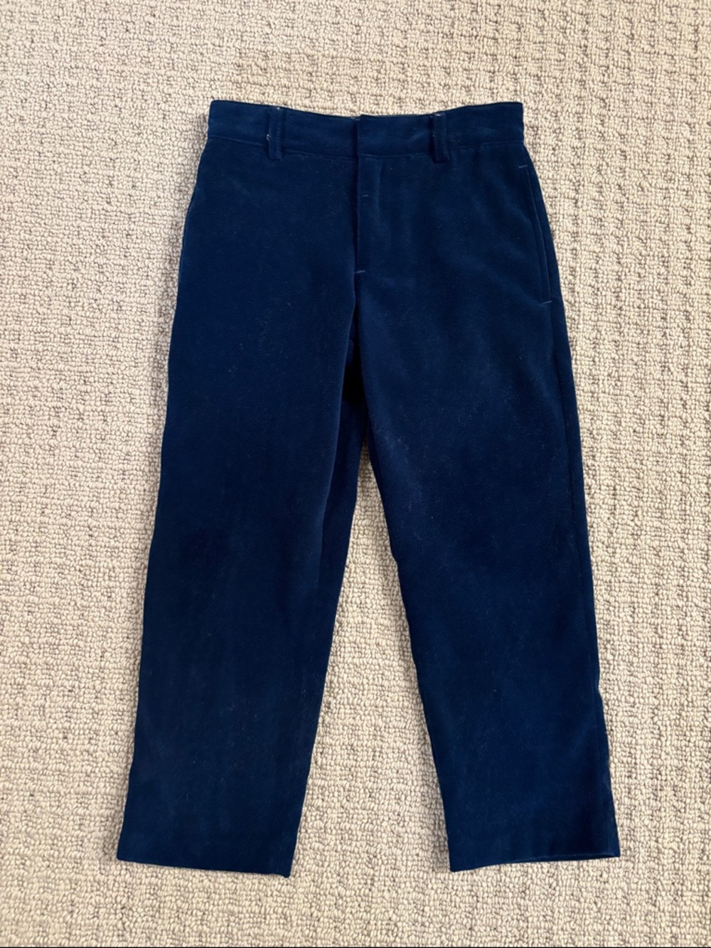Florence Eiseman navy velvet pants
